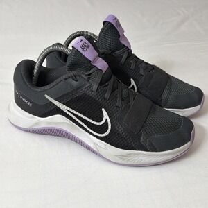 Nike MC Trainer 2 Workout Women's Sz 9.5 Shoes DM0824-005 Black White Purple Gym